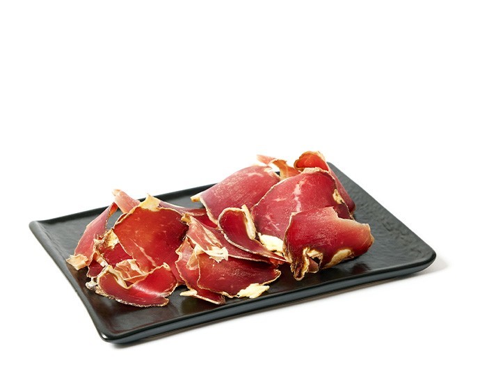 Prosciutto Crudo di Agnello affettato