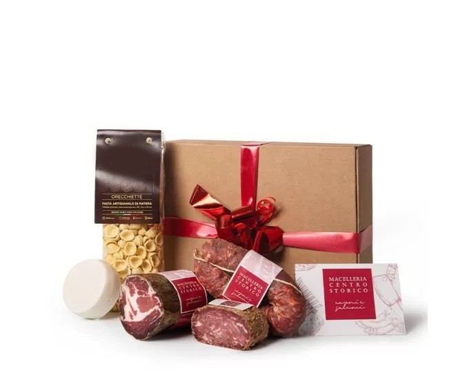 Box regalo salumi e formaggi pugliesi Medium