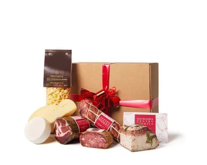Box regalo salumi e formaggi pugliesi Large